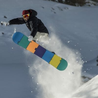 Mute Grab Snowboarder - Auenhütte im Kleinwalsertal