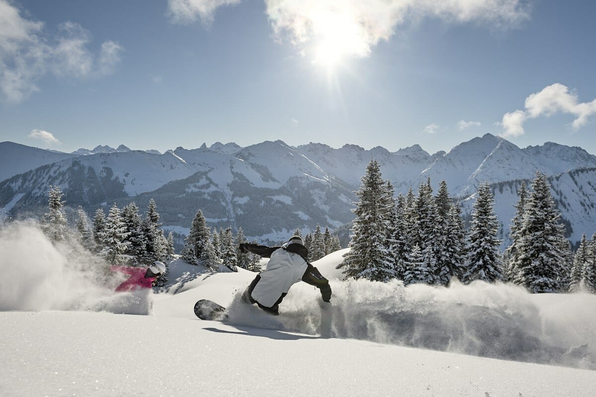 Freeriding in Hirschegg - Auenhütte