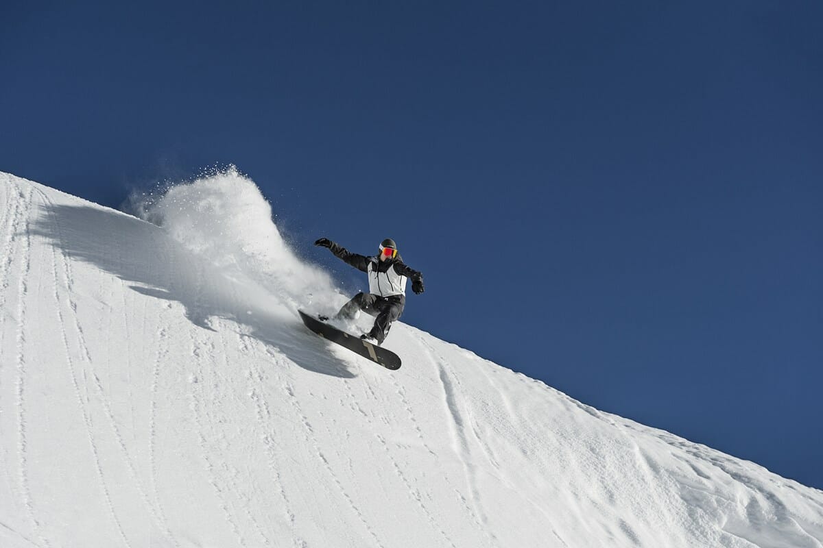 Snowboard im Kleinwalsertal
