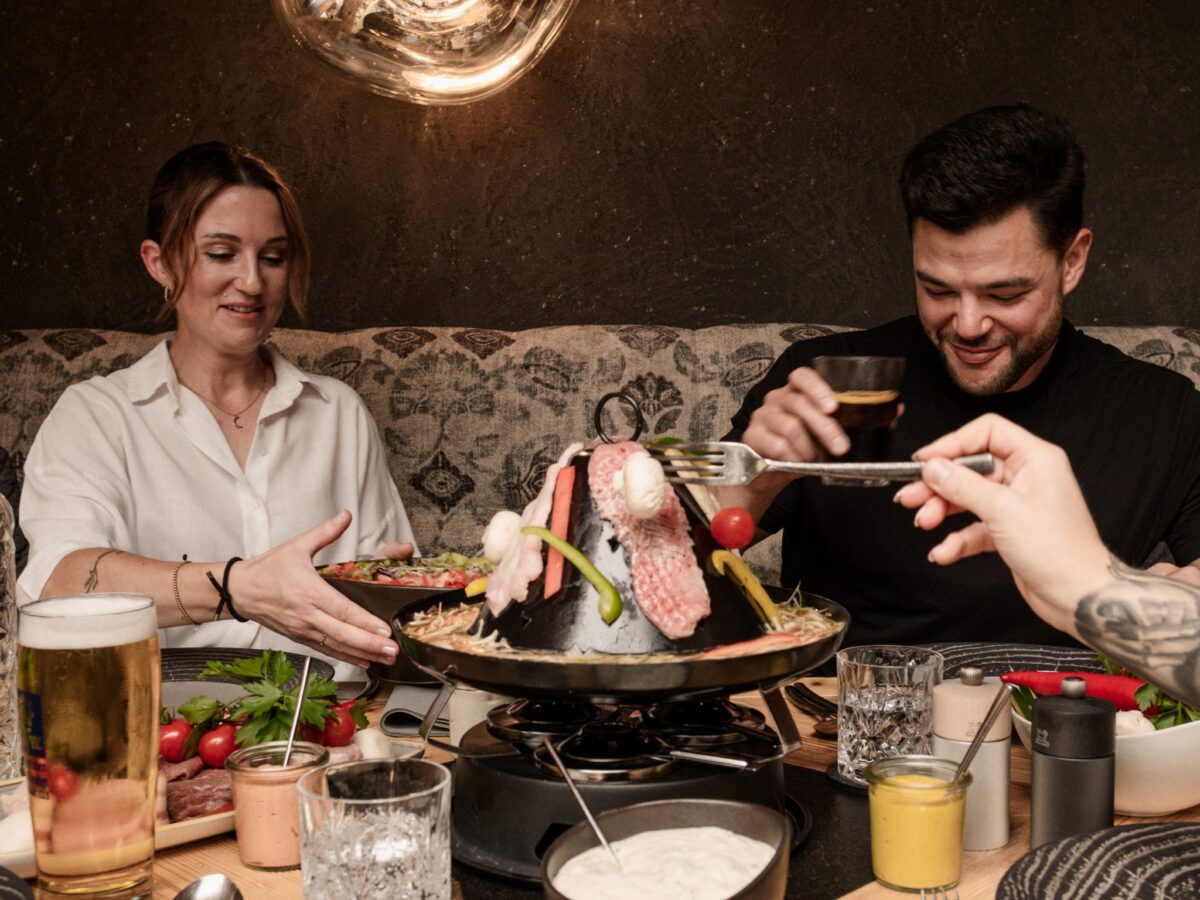 Abendessen mit Freunden