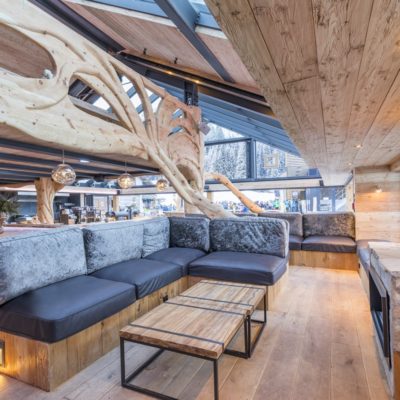 Chill Lounge Holzbar Apres Ski