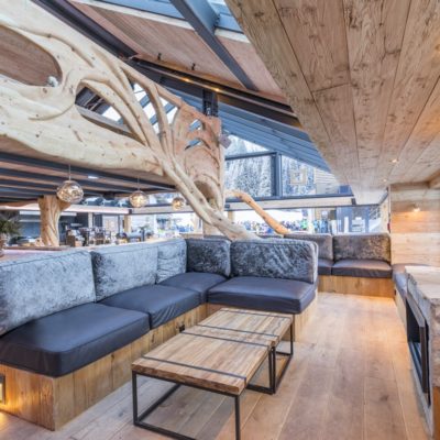 Chill Lounge Holzbar Apres Ski