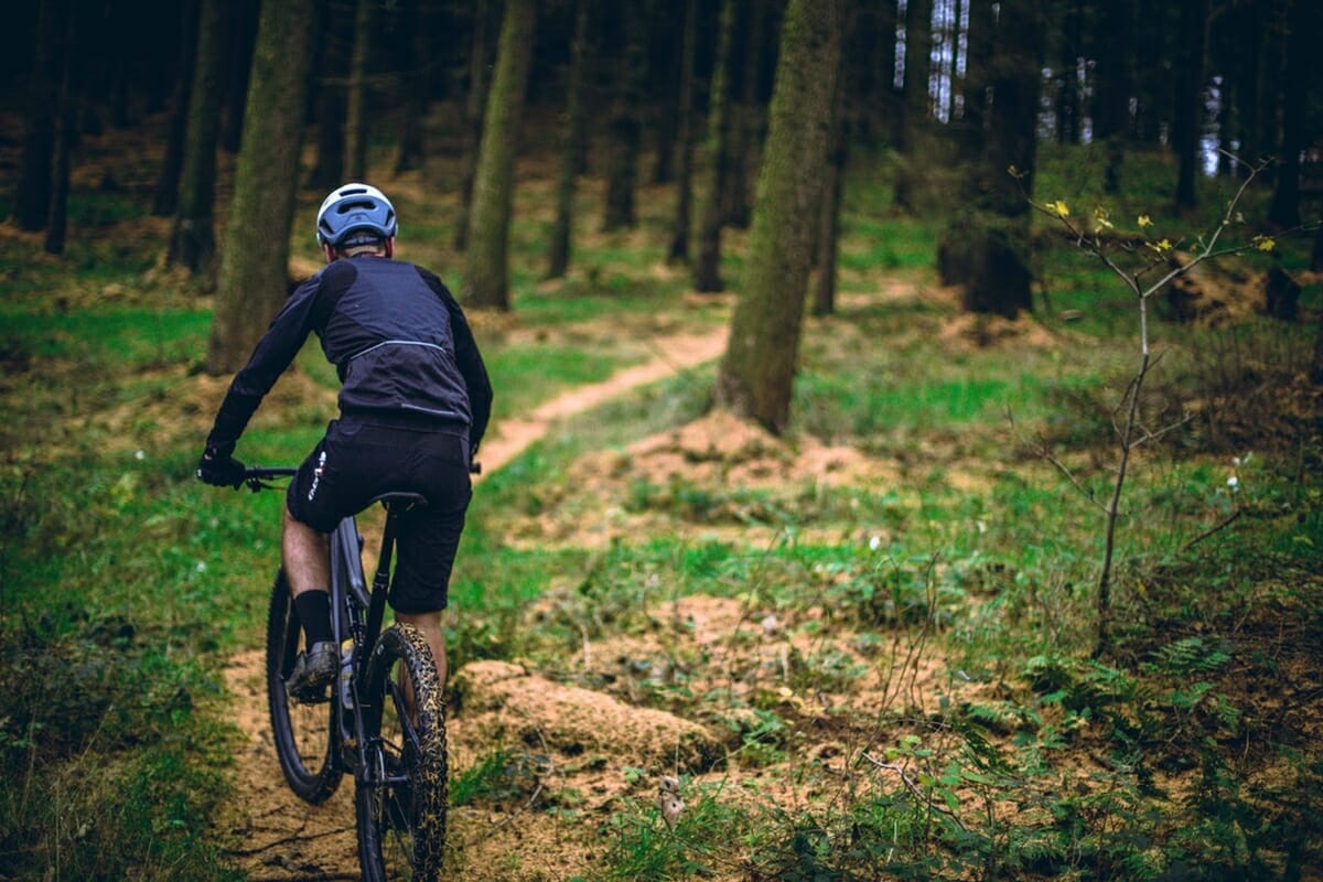 Mountainbike Waldweg Kleinwalsertal-Ifen