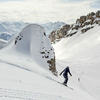 Pulverschneefahren im Kleinwalsertal