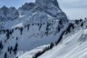 Auenhütte Kleinwalsertal Bergpanorama im Winter