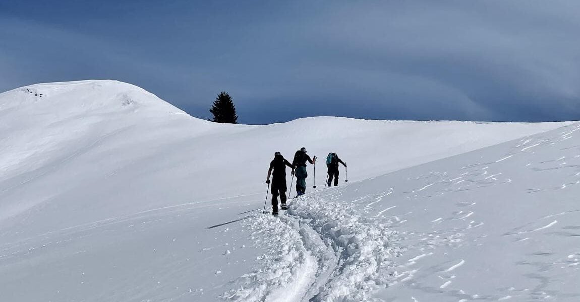 Auenhütte Kleinwalsertal Skitour Loipe